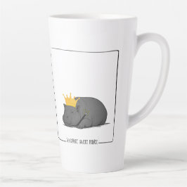 Baby Pygmy Hippo - Latte Mug  Latte Mok