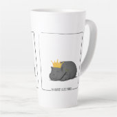 Baby Pygmy Hippo - Latte Mug Mok (Rechterhoek)