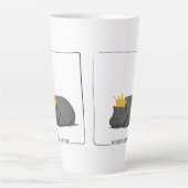 Baby Pygmy Hippo - Latte Mug Mok (Voorkant)