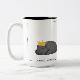 Baby Pygmy Hippo - Mug  Tweekleurige Koffiemok