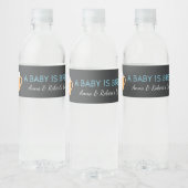Baby-Q A Baby is Brouwen Boy Water Flessenetiket Waterfles Etiket (Flessen)