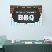 Baby Q Baby shower Banner - Baby Blauw (Beurs)