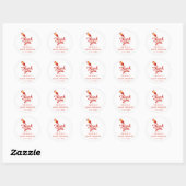 Baby-Q Baby Shower Favor Sticker (Vel)