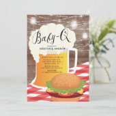 BABY - Q Baby shower Invitation Kaart (Staand voorkant)