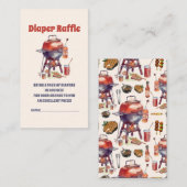 BABY Q BABY SHOWER LUIER RAFFLE INFORMATIEKAARTJE (Voorkant / Achterkant)