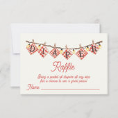 Baby-Q baby shower luierverloting Kaart (Voorkant)