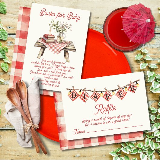 Baby-Q baby shower luierverloting Kaart