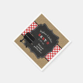 Baby Q baby shower, neutraal koppels doucheinricht Servetten (Hoek)