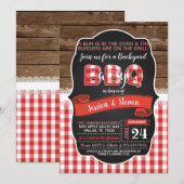 Baby-Q Baby shower Uitnodiging (Voorkant / Achterkant)