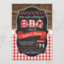 Baby-Q Baby shower Uitnodiging