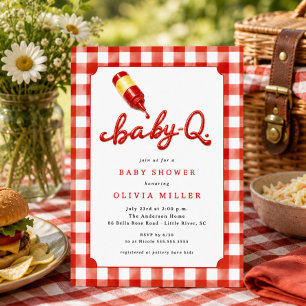 Baby-Q Baby Shower Uitnodiging