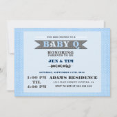 baby Q Baby shower Uitnodiging (Voorkant)