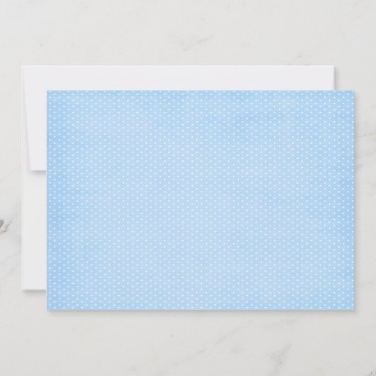 baby Q Baby shower Uitnodiging (Achterkant)