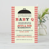 baby Q Baby Shower-uitnodigingen Kaart (Staand voorkant)