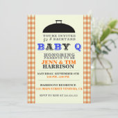 baby Q Baby Shower-uitnodigingen Kaart (Staand voorkant)
