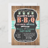 Baby Q BabyQ Couples Shower BBQ Uitnodiging (Voorkant)