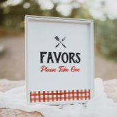 Baby Q Barbecue Baby shower Gunsteteken Poster