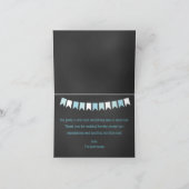 Baby Q Barbecue Co Ed Baby shower Bedankkaart (Binnen)