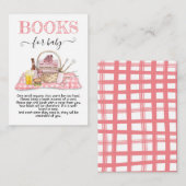 Baby Q Barbecue Douche Roze Boeken voor Baby kaart (Voorkant / Achterkant)