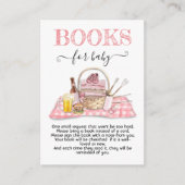 Baby Q Barbecue Douche Roze Boeken voor Baby kaart (Voorkant)