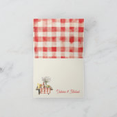 Baby Q Barbecue waslijn bedankbriefje Bedankkaart (Binnen)