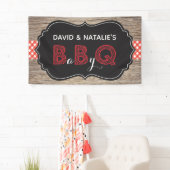 Baby Q BBQ Baby shower Banner (Insitu)