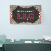 Baby Q BBQ Baby shower Banner (Beurs)