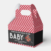 Baby-Q BBQ Barbecue Baby shower Bedankdoosjes (Voorkant Zijde)