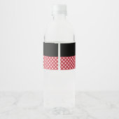Baby-Q BBQ Barbecue Baby shower Favor Waterfles Etiket (Achterkant)