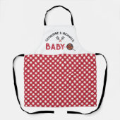 Baby-Q BBQ Barbecue Baby shower Schort (Voorkant)