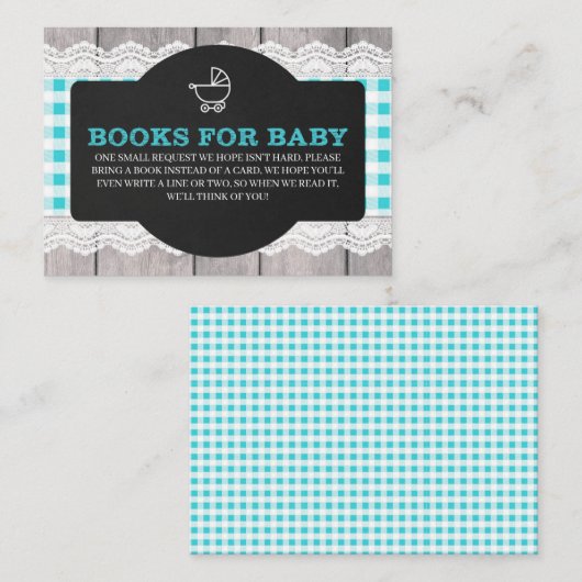 Baby Q BBQ Books for Baby Enclosure Card Informatiekaartje (Voorkant / Achterkant)