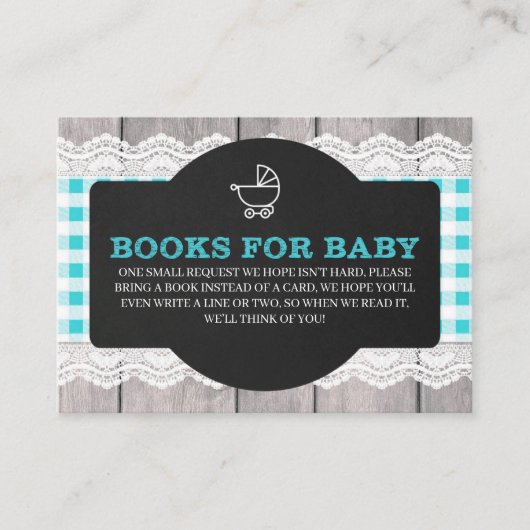Baby Q BBQ Books for Baby Enclosure Card Informatiekaartje (Voorkant)