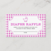 Baby Q BBQ Diaper Raffle Enclosure Card Informatiekaartje (Voorkant)