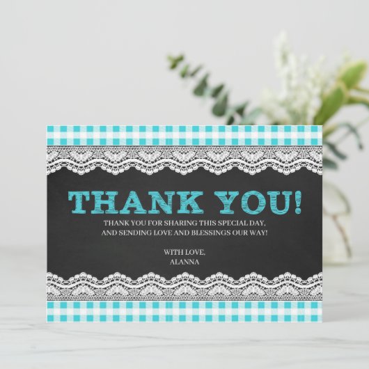 Baby Q BBQ - Hartelijk dank - Kaart (Staand voorkant)