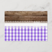 Baby Q Boeken voor Baby Kaart - Paarse (Achterkant)