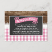 Baby Q Books for Baby Card - Lt Roze Informatiekaartje (Voorkant)