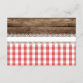 Baby Q Books for Baby Card - Rood Informatiekaartje (Achterkant)