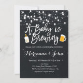 Baby Q Coed BBQ Baby is een uitnodiging voor het b (Voorkant)