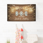 Baby Q Coed BBQ Baby shower Achtergrond Banner Rus (Insitu)