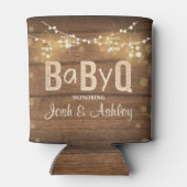 Baby Q Coed BBQ Baby shower kan fleskoeler Blikjeskoeler (Achterkant)