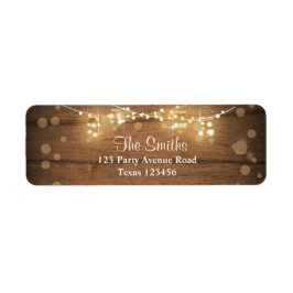 Baby Q Coed BBQ Baby shower Return Address Labels
