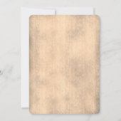 Baby-Q Douche – BBQ Koppels Baby shower Achtertuin Kaart (Achterkant)