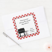Baby Q Douche Favor Sticker BBQ Barbeque w / grill (Envelop)