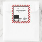 Baby Q Douche Favor Sticker BBQ Barbeque w / grill (Tas)