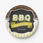 Baby Q douchepapier Bord - geel (Voorkant)