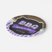 Baby Q douchepapier Bord - Paarse (Gekanteld)