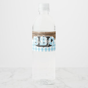 Baby Q Etiket waterflesje - Babyblauw