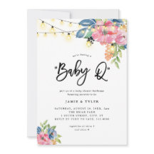 Baby Q Garden Party Flowers & Lichten Baby shower