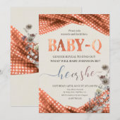 Baby Q Geslacht onthullen Kaart (Voorkant / Achterkant)