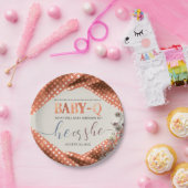 Baby Q Geslacht onthullen Papieren Bordje (Feest)